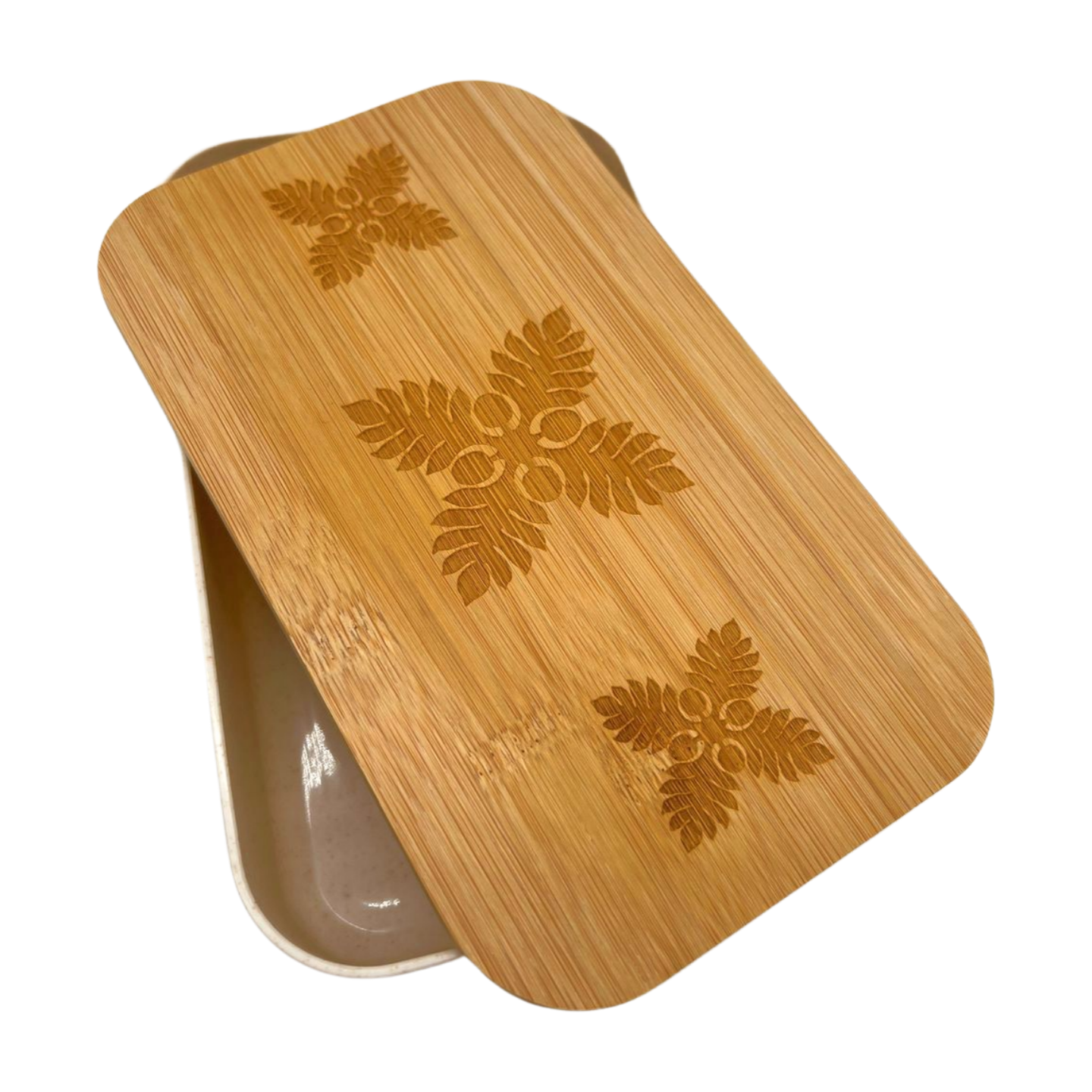 Pop-Up Mākeke - She Wood Go - Musubento (Bento Boxes with Utensils) - ʻUlu - Open View