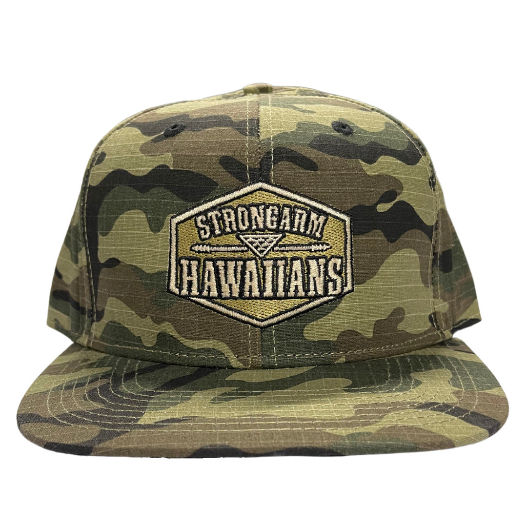 Pop-Up Mākeke - Strongarm Hawaiians - Strongarm Camo Snapback Hat
