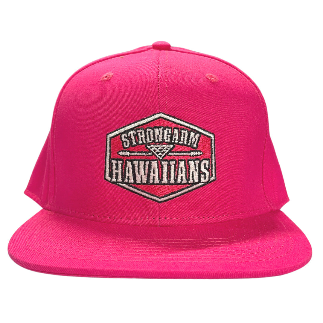 Pop-Up Mākeke - Strongarm Hawaiians - Strongarm Pink Snapback Hat