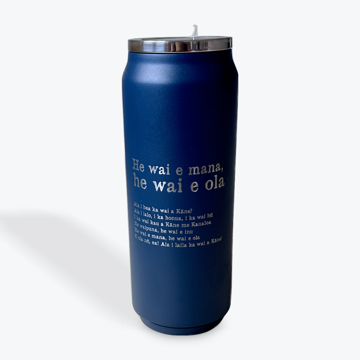 Kini Soda Can Style Flask/Tumbler - Blue
