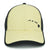 Pop-Up Mākeke - 808 Clothing - Small Hawaiian Islands Embroidered Hat - Tan & Black - Front View