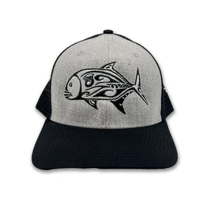 Ulua Trucker Hat - Heather Gray & Black