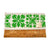 Pop-Up Mākeke - A Maui Day Original Handbags - Handprinted Fold-Over Handbag - Green Quilt on Canvas - Front View