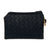 Pop-Up Mākeke - A Maui Day Original Handbags - Handprinted Mini Handbag - Gold Quilt on Black Canvas - Back View