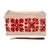 Pop-Up Mākeke - A Maui Day Original Handbags - Handprinted Small Handbag - Red Quilt on Canvas - Front View - Strap Off