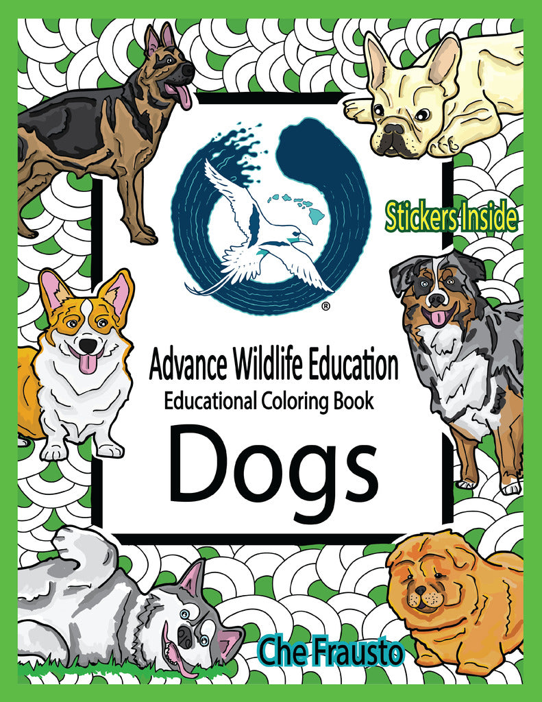 Pop-Up Mākeke - Advance Wildlife Education - Dogs Educational Coloring Book