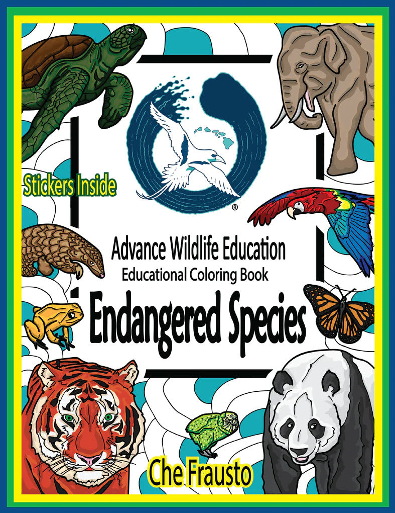 Pop-Up Mākeke - Advance Wildlife Education - Endangered Species Educational Coloring Book