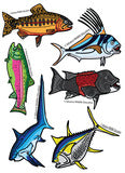 Pop-Up Mākeke - Advance Wildlife Education - Fish Sticker Sheet