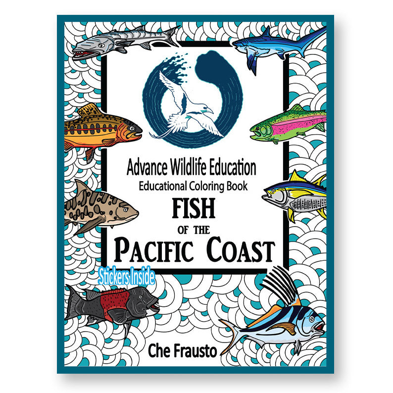 Pop-Up Mākeke - Advance Wildlife Education - Fish of the Pacific Coast Wildlife Coloring Book