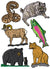 Pop-Up Mākeke - Advance Wildlife Education - Southern California Wildlife Educational Coloring Book - Sticker Sheet