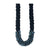 Pop-Up Mākeke - Akalei Designs - Extra Long Beaded Lei & Picasso Pip Beads - Black - Close Up