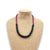 Pop-Up Mākeke - Akalei Designs - Peony Pink Lilikoi Lei Necklace with Matte Blue Rainbow Long Drops