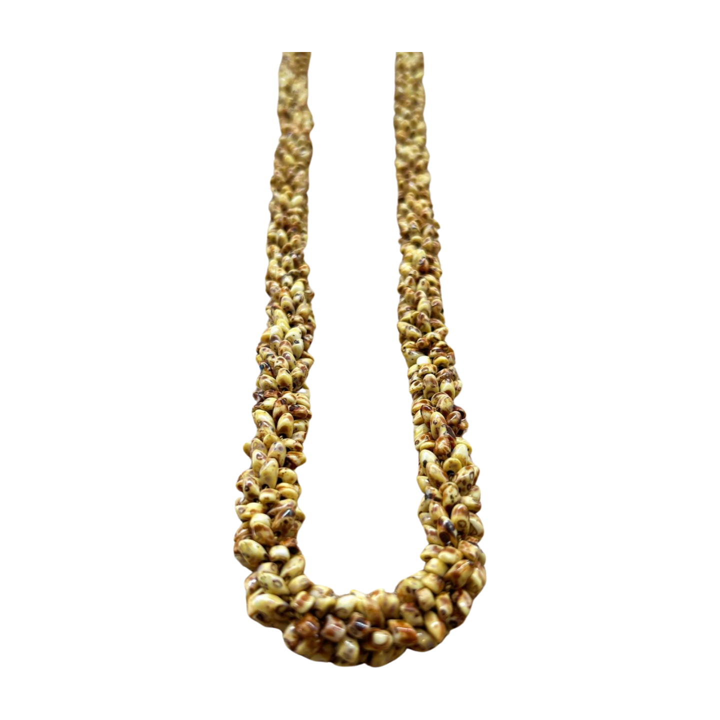 Picasso Yellow Dragon Scales Necklace  - 33-34"