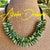 Pop-Up Mākeke - Akalei Designs - Stunning Green Daggers Lei Necklace - Front View