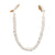 Pop-Up Mākeke - Akalei Designs - White Glossy Pearl Scales Necklace - Front View