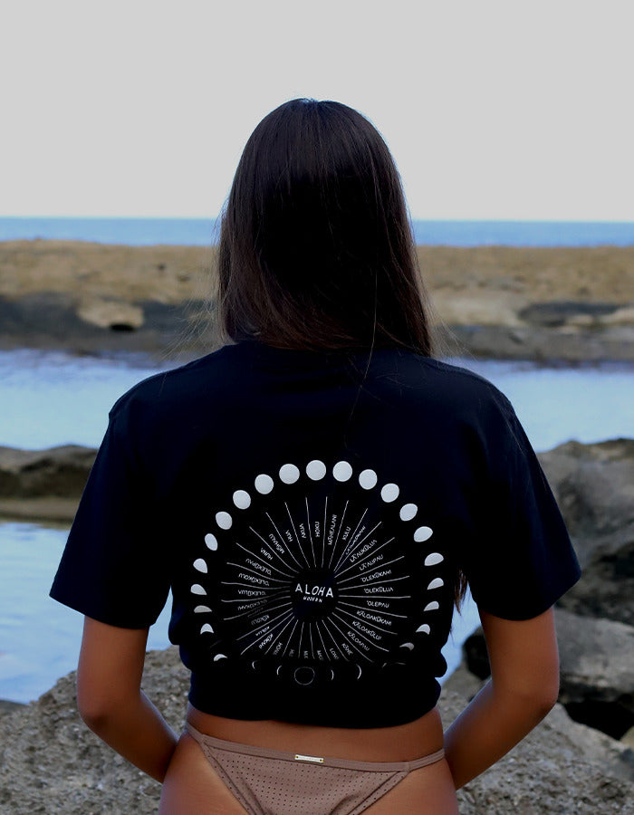 Nāhōkū Women's Short Sleeve T-Shirt - Midnight Navy