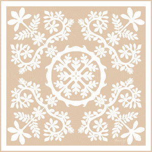 Pop-Up Mākeke - Aloha de Mele LLC - Naupaka Kahakai (Beach) 8x8 Art Print