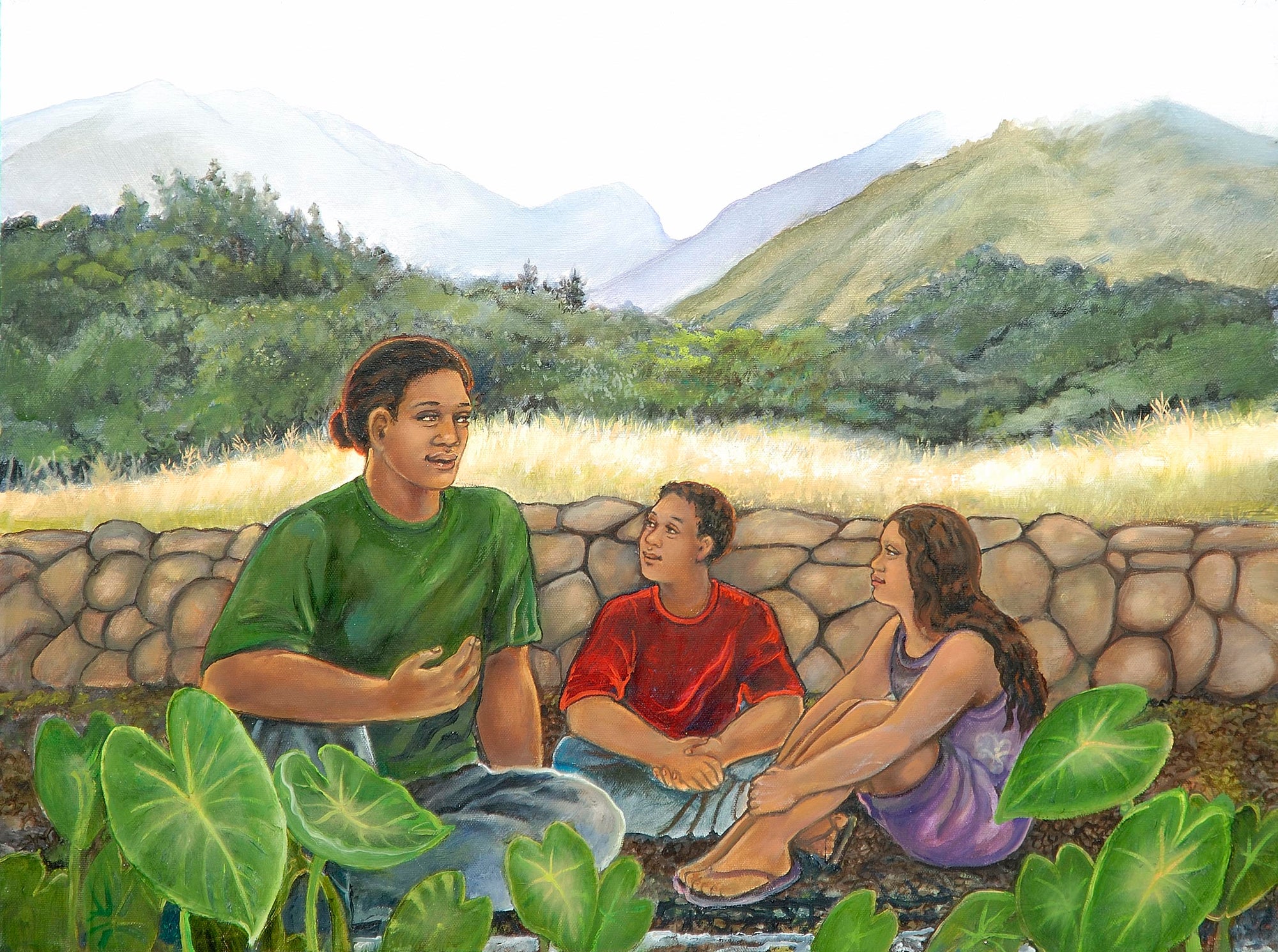 Pop-Up Mākeke - Alohi Images Maui - Children's Book - Uncle Kawaiola's Dream A Hawaiian Story - Inside 