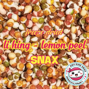 Pop-Up Mākeke - Any Kine Snax - Freeze Dried Li Hing - Lemon Peel Snax