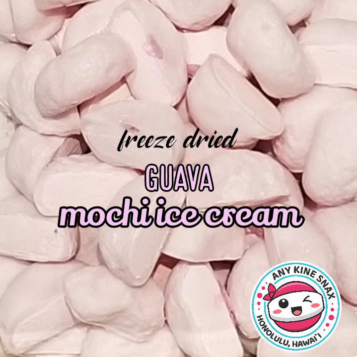 Pop-Up Mākeke - Any Kine Snax - Guava Mochi Freeze Dried Ice Cream