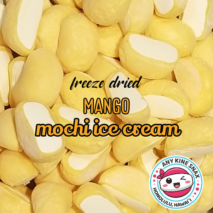 Pop-Up Mākeke - Any Kine Snax - Mango Mochi Freeze Dried Ice Cream