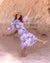 Pop-Up Mākeke - David Shepard Hawaii - Hāpuʻu 'Ilima Mauka to Makai Lavender Women's Midi Dress - Front View