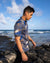 Pop-Up Mākeke - David Shepard Hawaii - Ho'awa & The ‘Alalā Men's Aloha Shirt - Side View