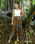 Pop-Up Mākeke - David Shepard Hawaii - Kamehameha Butterflies Women's Midi Wrap Skirt - Front View
