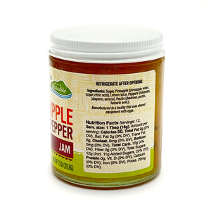 Pop-Up Mākeke - Dip Into Paradise - Pineapple Spicy Pepper Jam - Nutritional Information