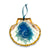 Pop-Up Mākeke - Flattery Designs - Ocean Resin Scallop Shell Ornament - Light Blue & Green