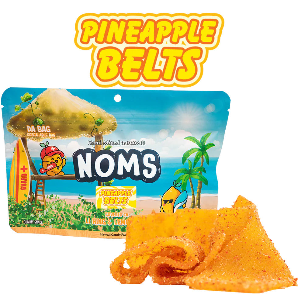 Pop-Up Mākeke - Hawaii Candy Factory - Noms Pineapple Belts Bag - Front View