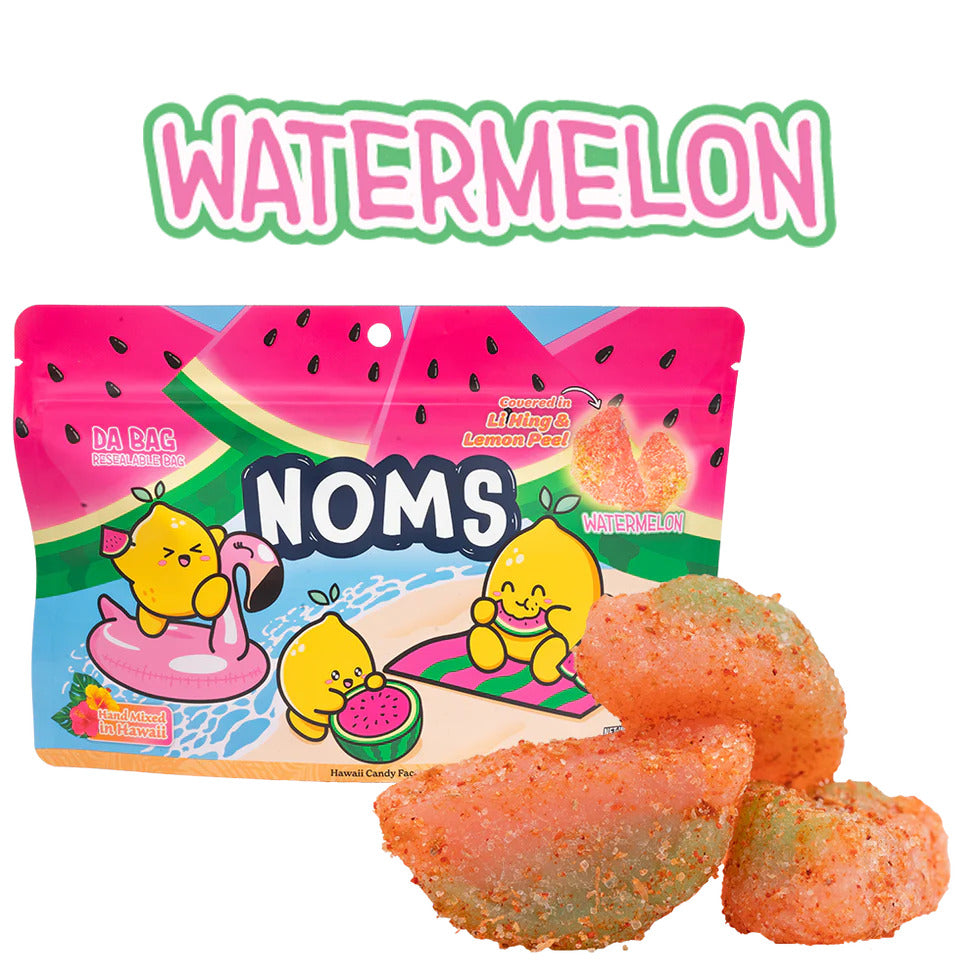 Pop-Up Mākeke - Hawaii Candy Factory - Noms Watermelon Bag - Front View