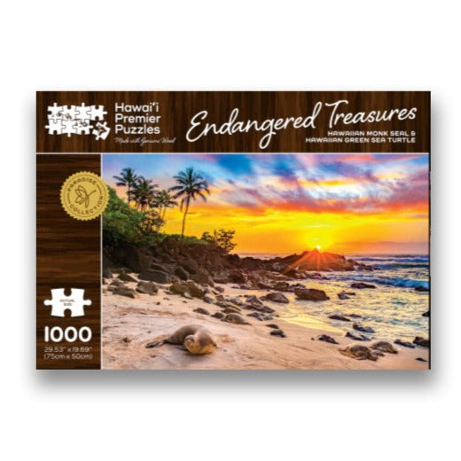 Pop-Up Mākeke - Hawaii Premier Puzzles - Endangered Treasures 1000-Piece Puzzle