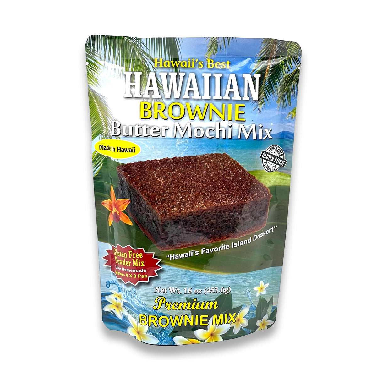 Pop-Up Mākeke - Hawaii&#39;s Best Mixes - Hawaiian Butter Mochi Brownie Mix - Front View