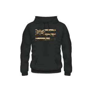 Camo Flag Pullover Hoodie
