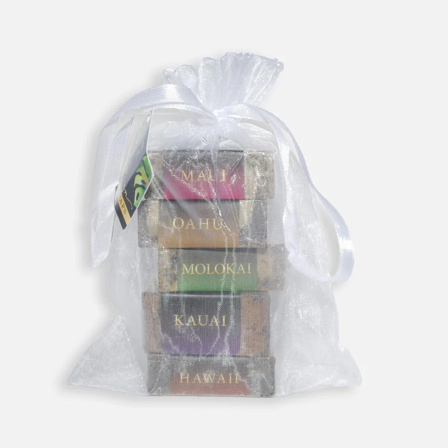 Pop-Up Mākeke - Island Essence - Island Coffee Soap Collection - Packaged