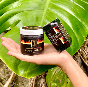 Pop-Up Mākeke - Island Essence - Volcanic Charcoal Skincare Kit - Body Polish & Soap