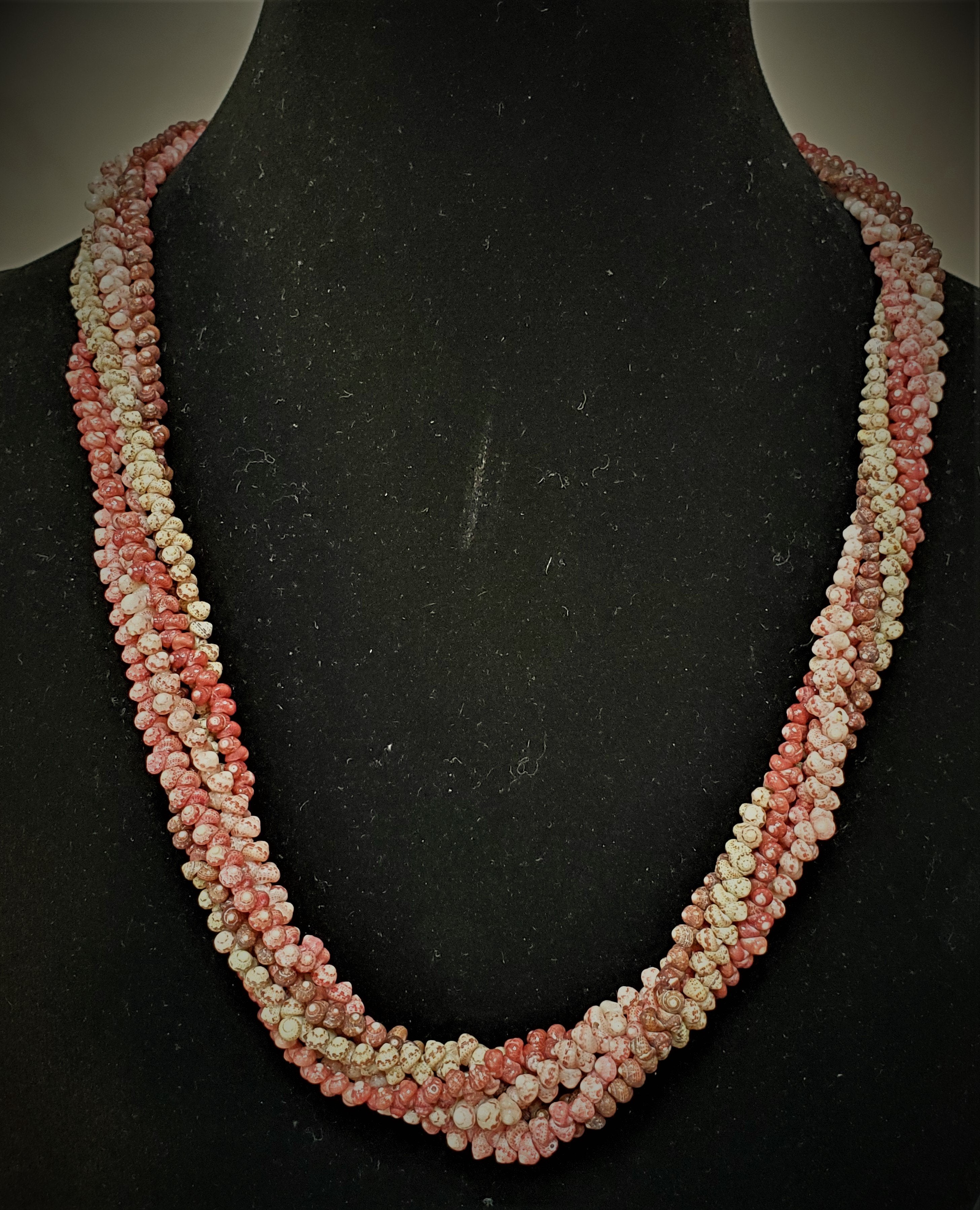 23” Double strands Momi & Kahelelani shell lei/Niihau shell necklace #22104  - ShellsHawaii.com