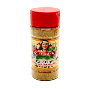 Pop-Up Mākeke - Ka'iulani Spices LLC - Exotic Curry Seasoning - Front View