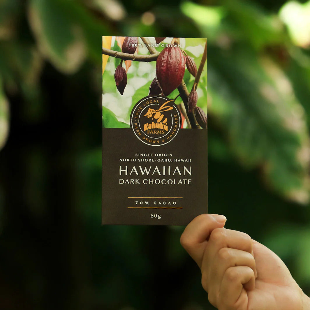 Pop-Up Mākeke - Kahuku Farms - Hawaiian Dark Chocolate (70%)