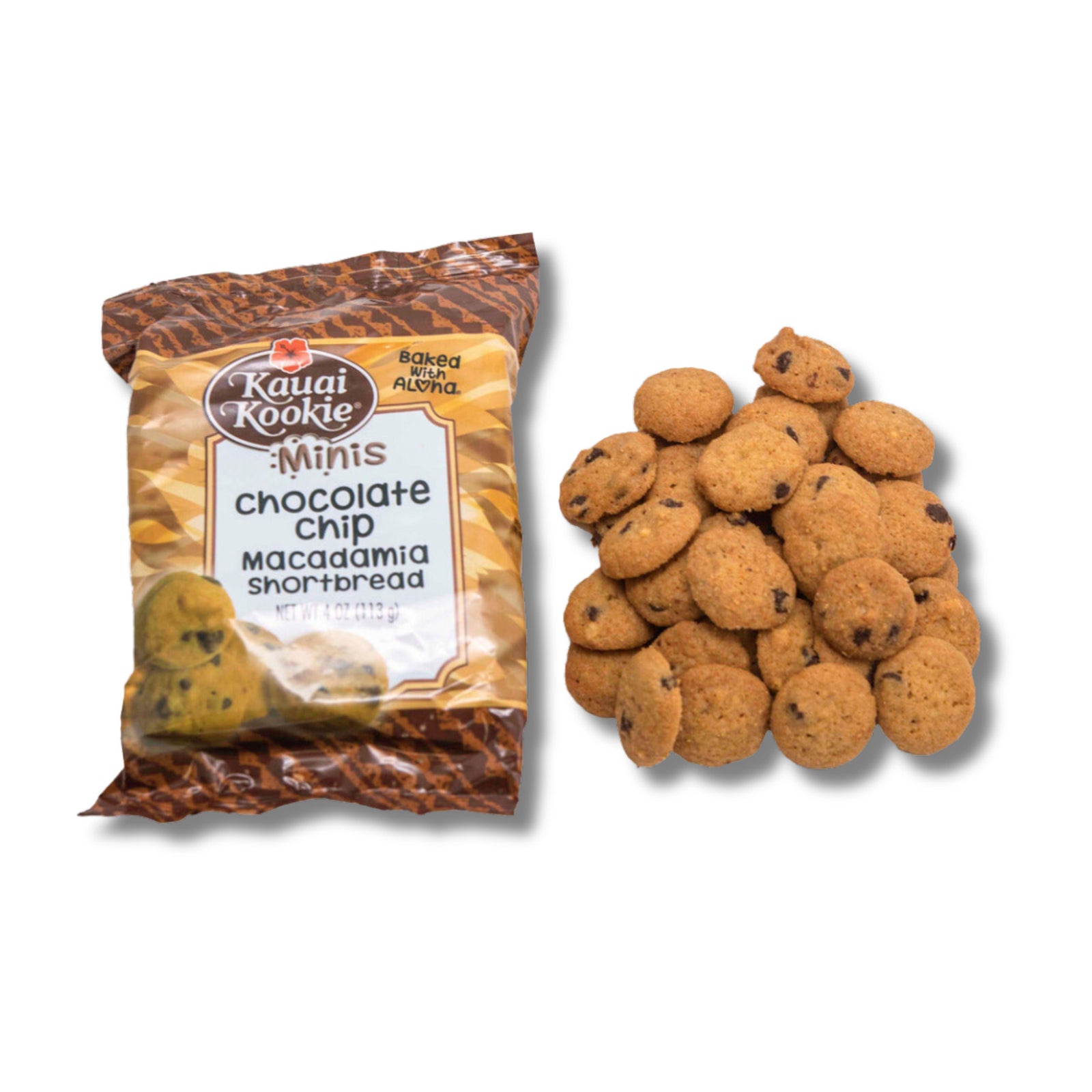 Pop-Up Mākeke - Kauai Kookie - Chocolate Chip Macadamia Nut Mini Cookies - 4oz