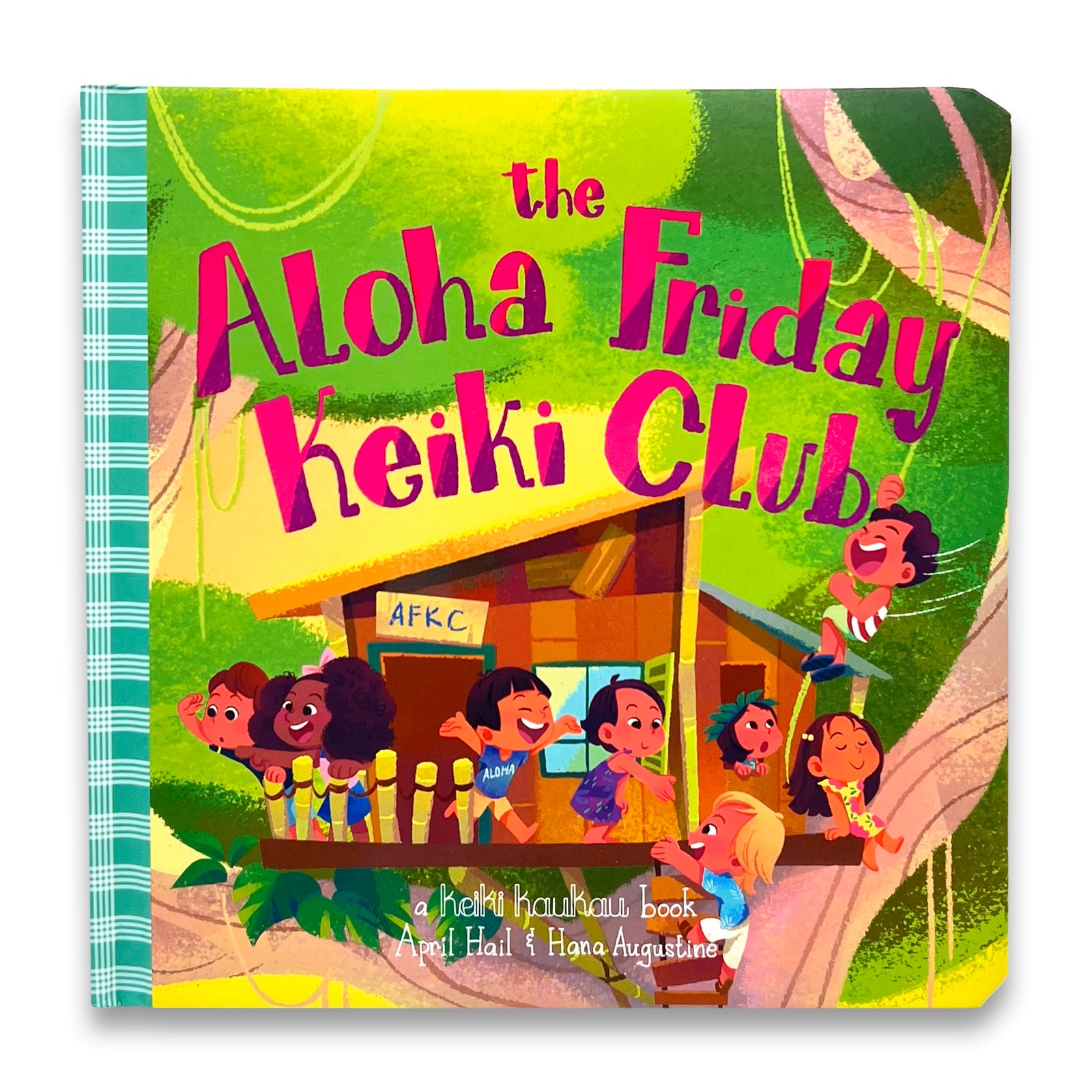 Pop-Up Mākeke - Keiki Kaukau - The Aloha Friday Keiki Club Board Book - Front View