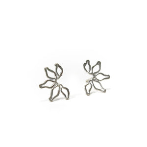 Pop-Up Mākeke - Laha'ole Designs - Naupaka Sterling Silver Stud Earrings