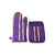 Pop-Up Mākeke - Laha'ole Designs - Pot Holder Set - Pikake Lei Purple (Poni) - Front View