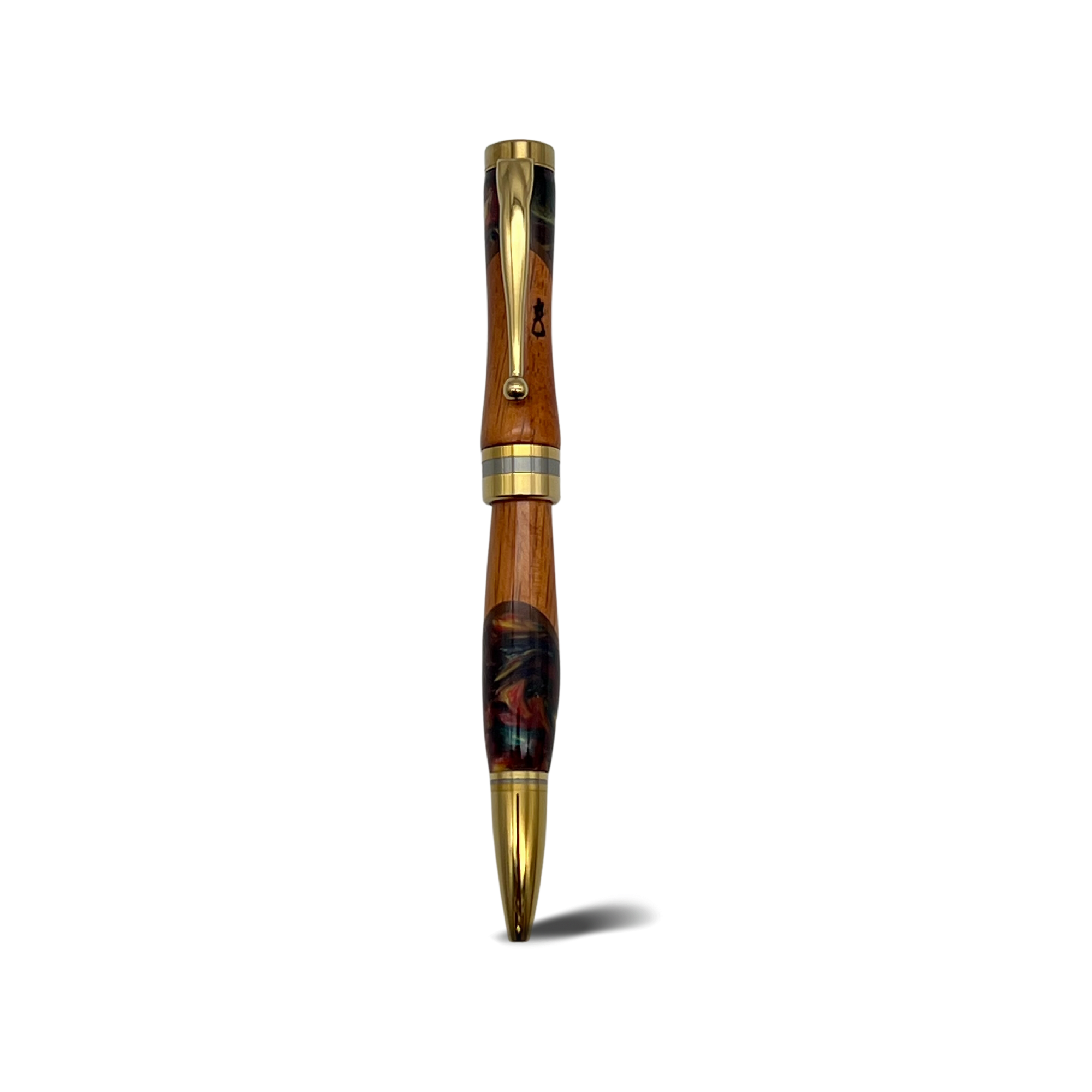 Pop-Up Mākeke - Lau Lau Woodworks - Designer Americana Ballpoint Pen - Style #1