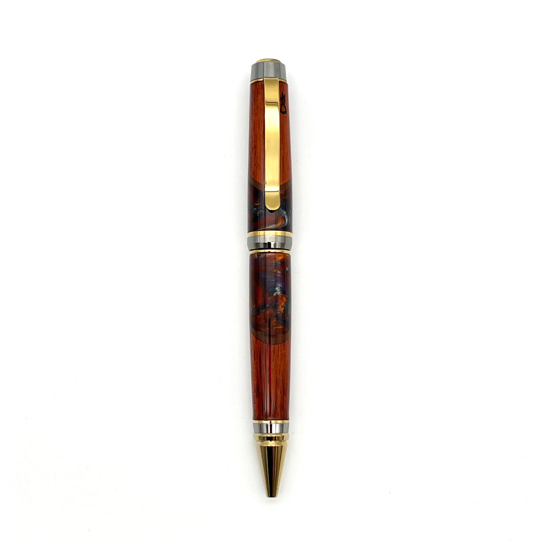 Pop-Up Mākeke - Lau Lau Woodworks - Designer Cigar Ballpoint Pen - Style #3