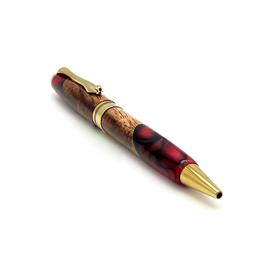 Pop-Up Mākeke - Lau Lau Woodworks - Designer Neopean Ballpoint Pen - Style #3