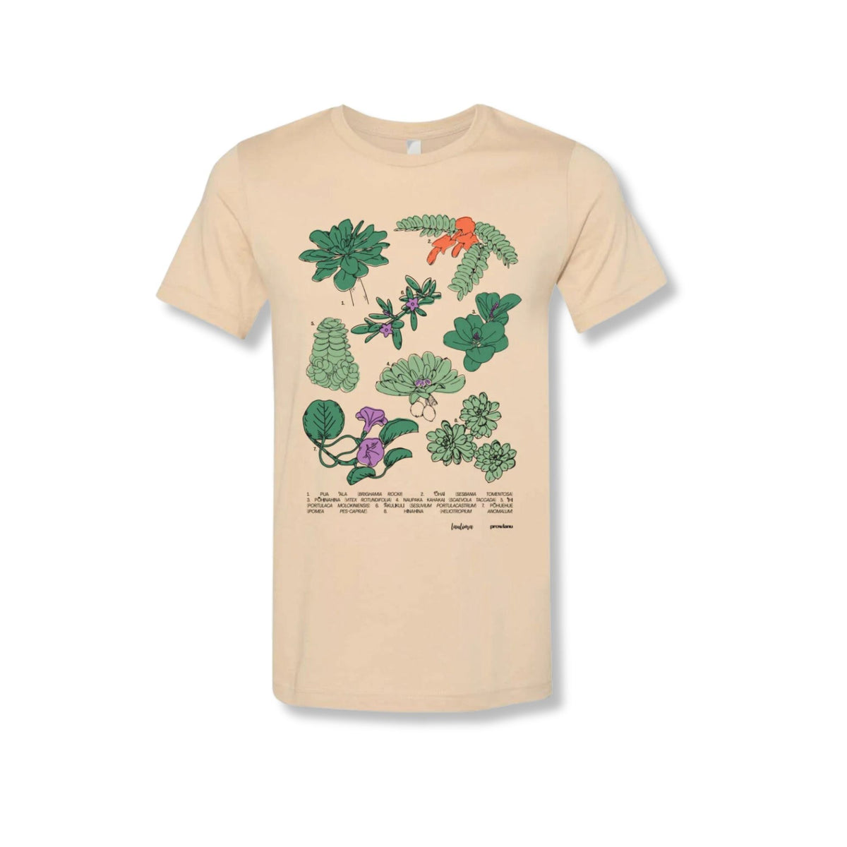 Pop-Up Mākeke - Laulima Hawai&#39;i - Makai Unisex Short Sleeve T-Shirt - Front View