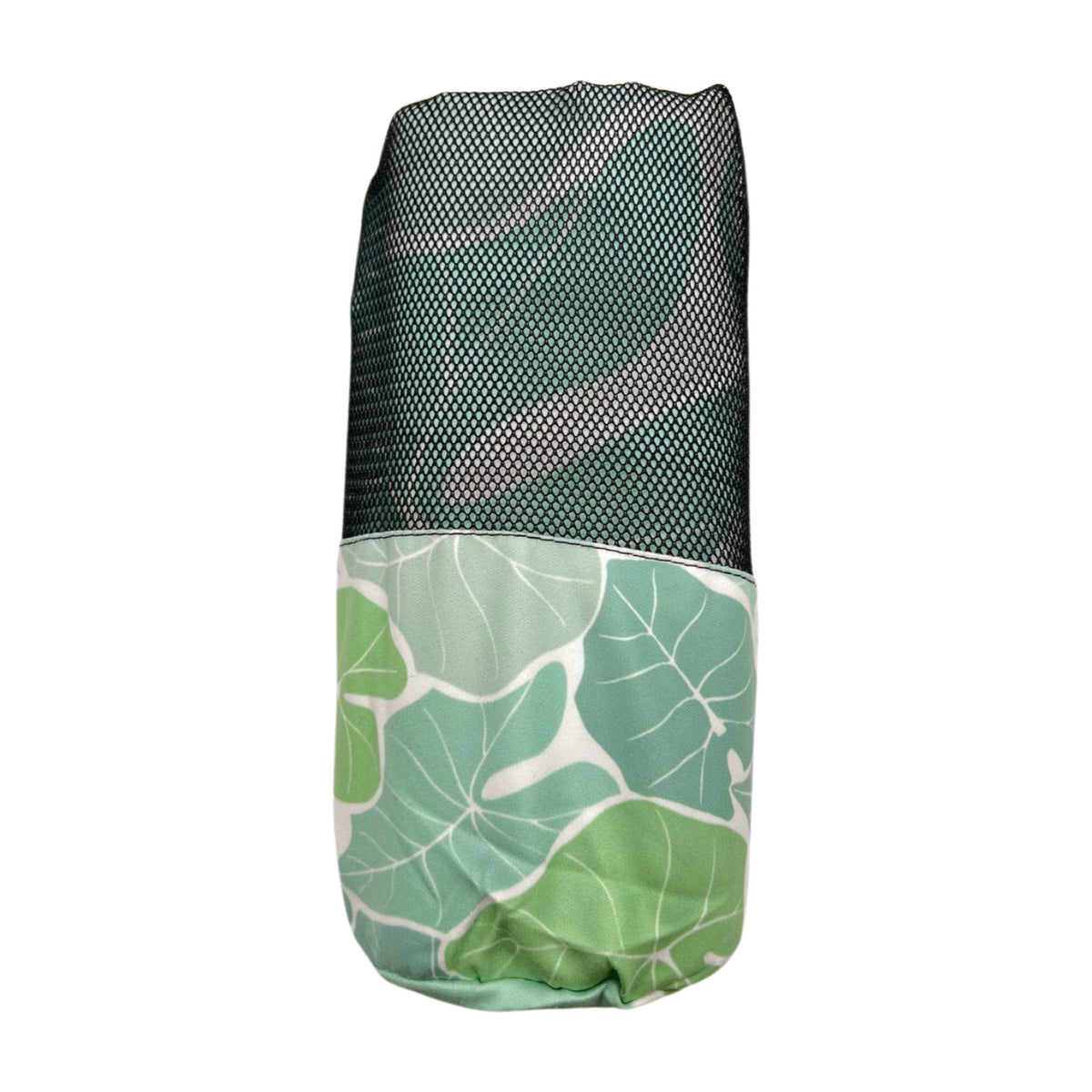 Pop-Up Mākeke - Lei&#39;ohu Designs - Microfiber Beach Towel - Kalo Dream - Front View