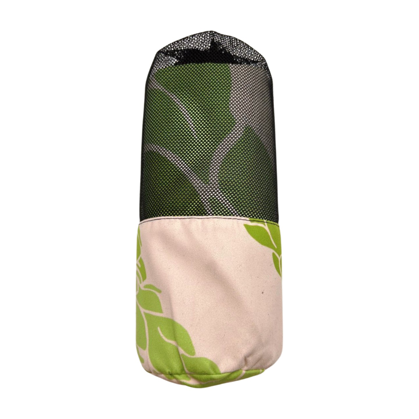 Pop-Up Mākeke - Lei'ohu Designs - Microfiber Beach Towel - Pakalana Lei - Front View